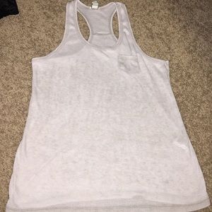 Forever 21 beige racer back tank top