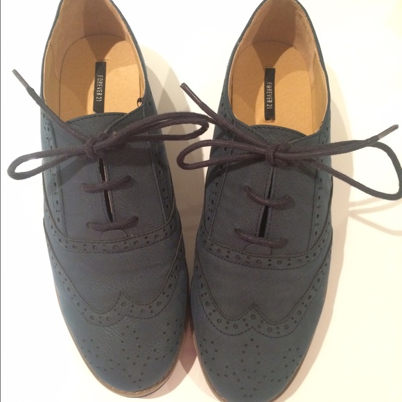 Navy Blue Forever 21 Oxfords