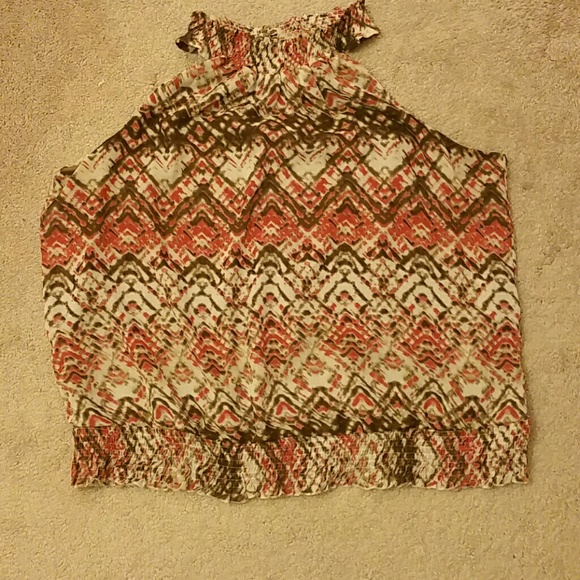 Multi-colored Halter Top