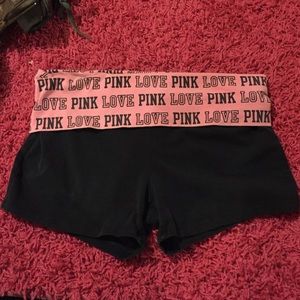 VS PINK yoga shorts