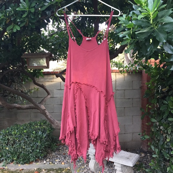 Free People Tattered Up Shreds Slip