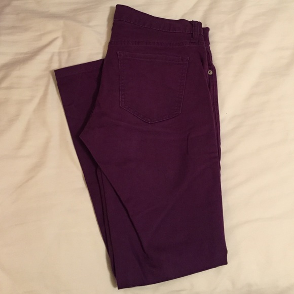 old navy purple jeans