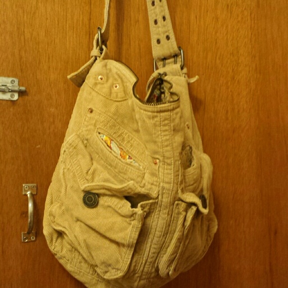 REPOSH GAP- CORDUROY LIGHT BROWN BAG