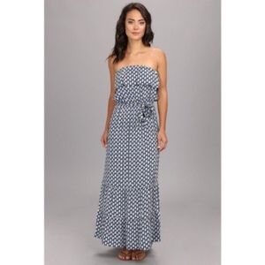 Joie Memorie blue paisley maxi dress