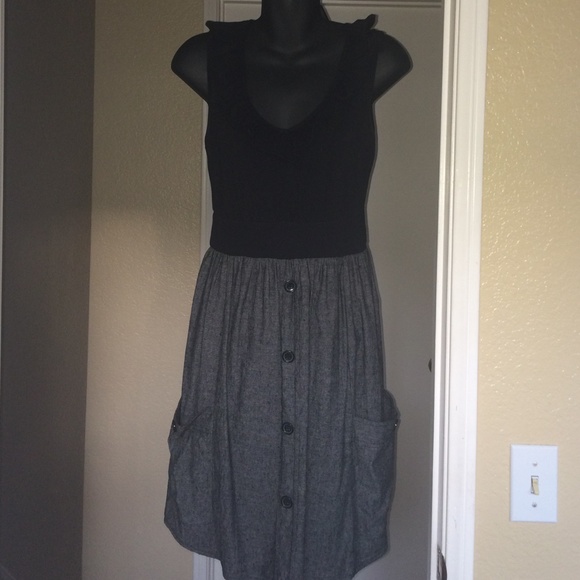 Black/gray dress