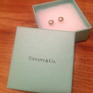 Tiffany Sterling Silver Bead Earrings