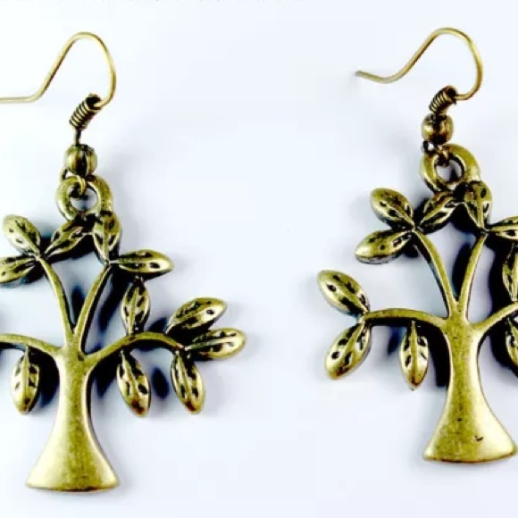 🔴Boho Vintage Tree Of Life Dangle Artsy Earrings - Picture 1 of 5