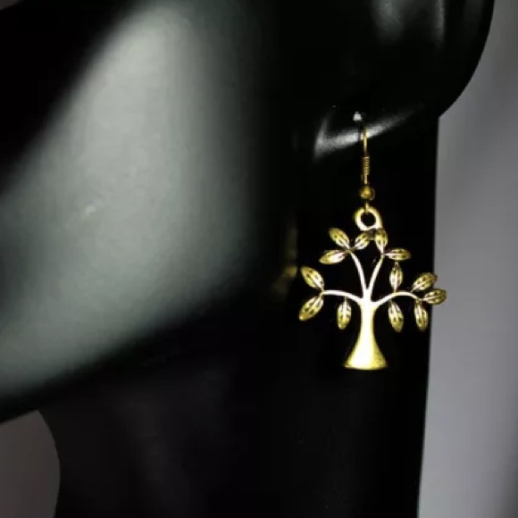 🔴Boho Vintage Tree Of Life Dangle Artsy Earrings - Picture 2 of 5