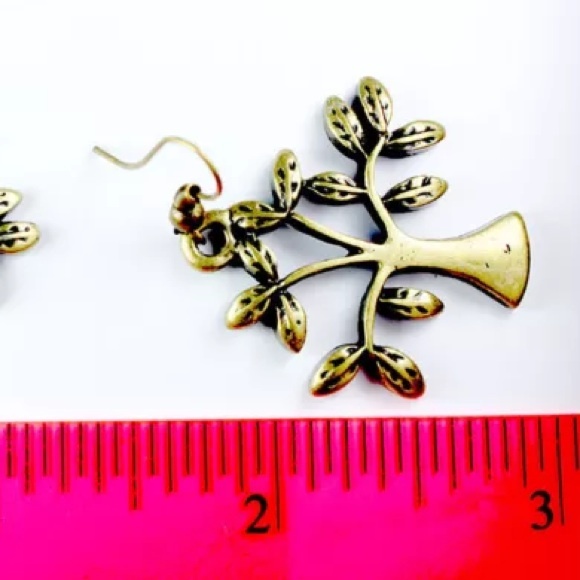 🔴Boho Vintage Tree Of Life Dangle Artsy Earrings - Picture 3 of 5