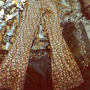 Floral hippish pants