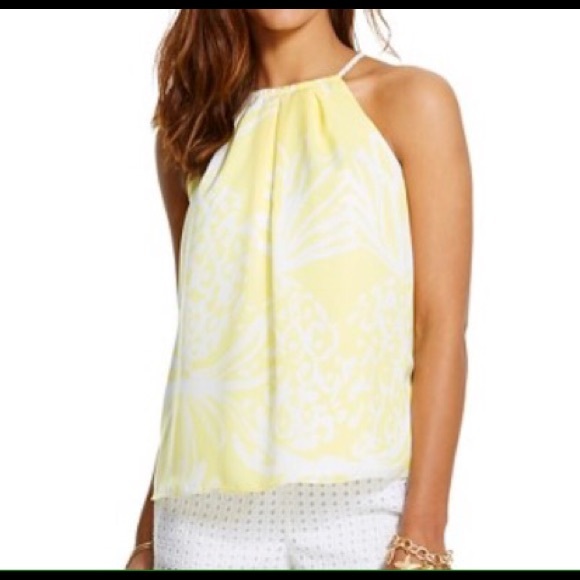 Lilly for Target Pineapple Halter Top