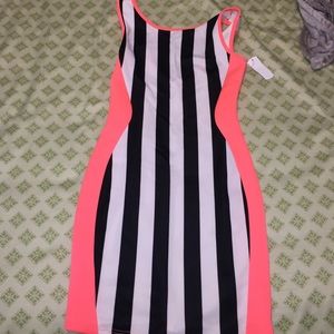 Bodycon scoop back mini dress