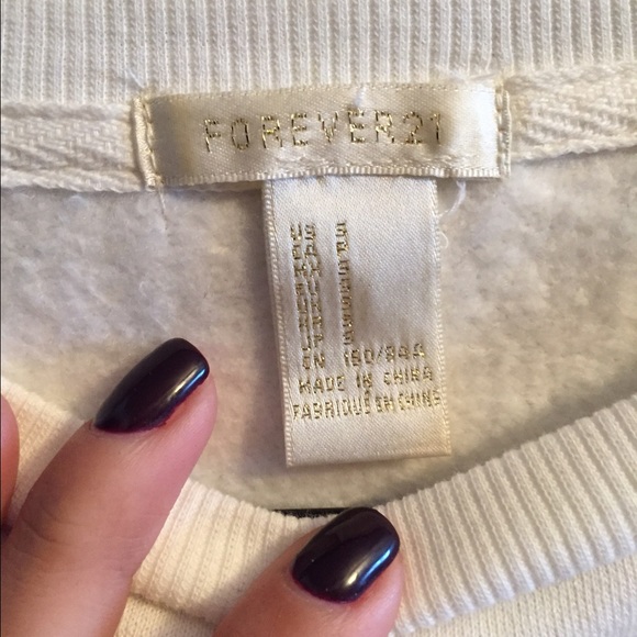 Dressy white and gold sweater - Picture 2 of 2