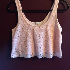 Flower print crop top