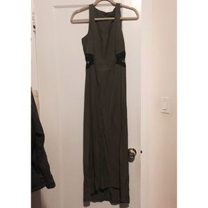 Olive maxi dress