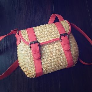 FREE with bundle--Aldo Straw Crossbody