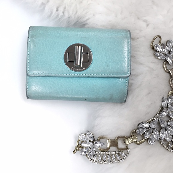 Tiffany & Co. Clutches & Wallets - Tiffany & Co Leather Mini Wallet