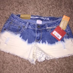 Target mossimo brand ombré denim shorts