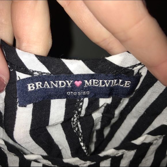 Brandy melville vertical striped tank top!! - Picture 4 of 4