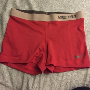 Nike Pro Red spandex