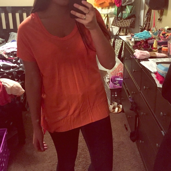 Zara short-sleeve flow top