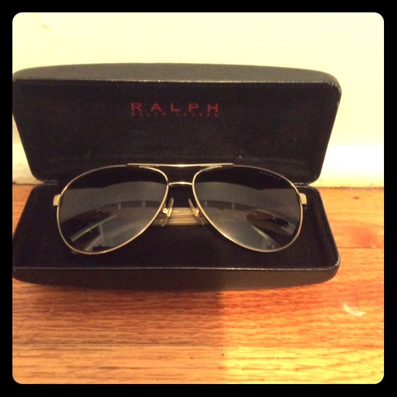 Ralph Lauren Aviator Polarized Sunglasses