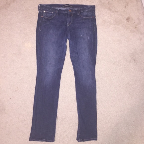 Express dark wash jeans