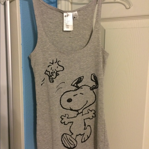 H&M Snoopy PJ Top