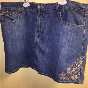 Jean skirt