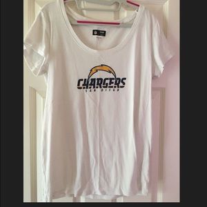 White Charger shirt