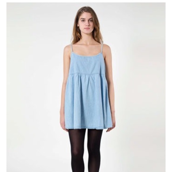 Denim babydoll dress