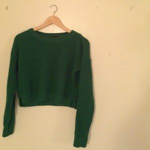 Topshop cropped sweater