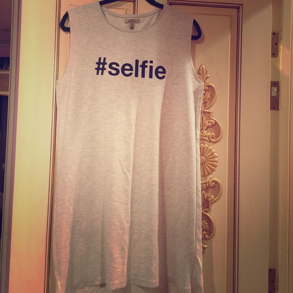 ZARA #SELFIE T-Shirt Dress