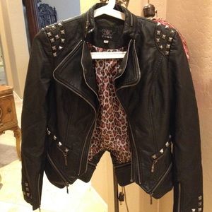 Faux leather jacket Small