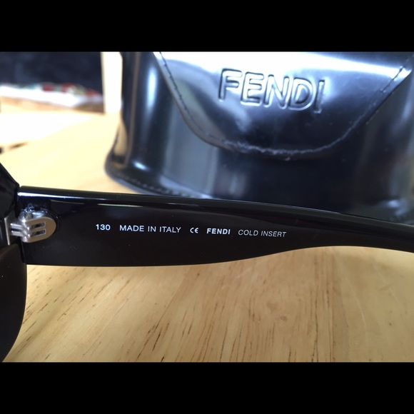 Authentic Fendi reptile skin sunglasses