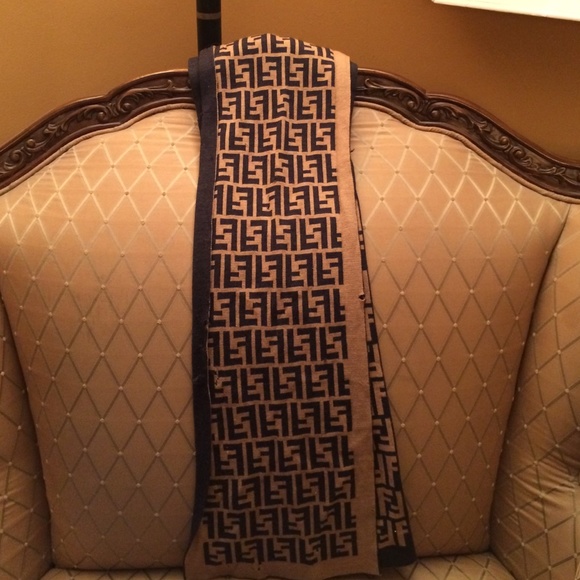 Authentic Fendi 100% wool scarf.