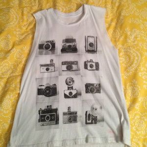 Brandy Melville camera muscle tee