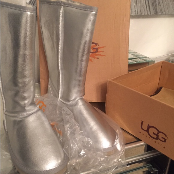 Silver UGG Boots