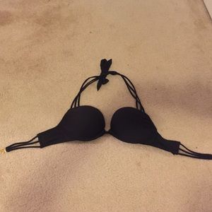 Victoria's Secret Black Bathing Suit Push-Up Top