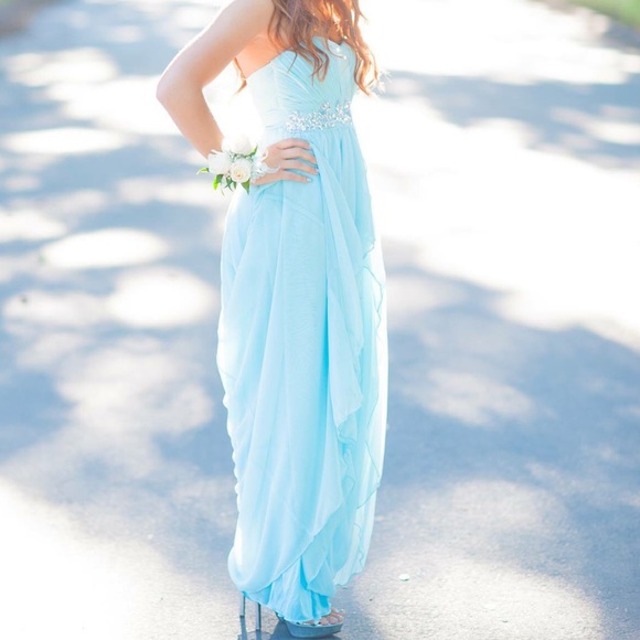 Blue prom dress - Picture 2 of 4