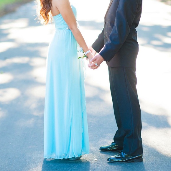 Blue prom dress - Picture 4 of 4