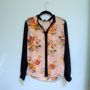 **SOLD THREADFLIP** floral button down