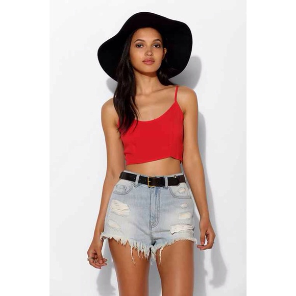 NWOT Urban Outfitters Smocked-Back Layering Cami
