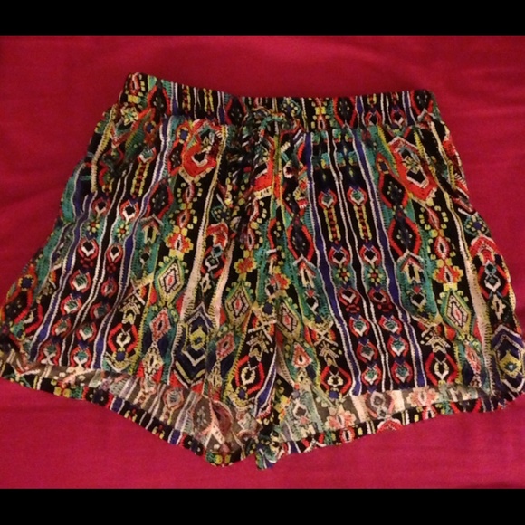 Aztec Print Shorts