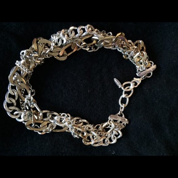 Chunky necklace two tone St Thomas