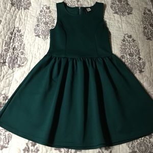 Olive green dress