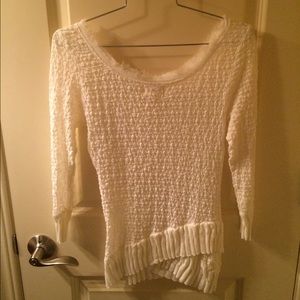 CREAM SWEATER I BOUGHT AT ANTHROPOLOGIE