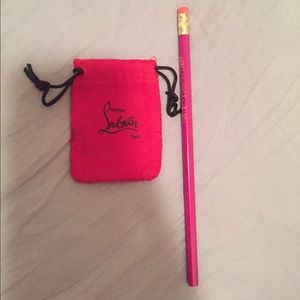 Christina Louboutin drawstring bag