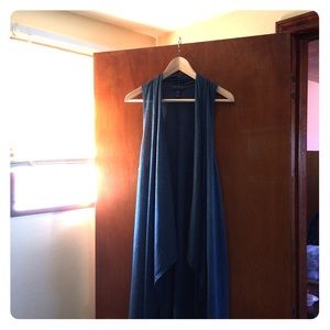 Plus Size Blue Cozie Vest