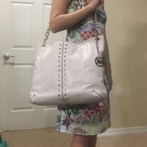 Michealkors Astor leather shoulder bag